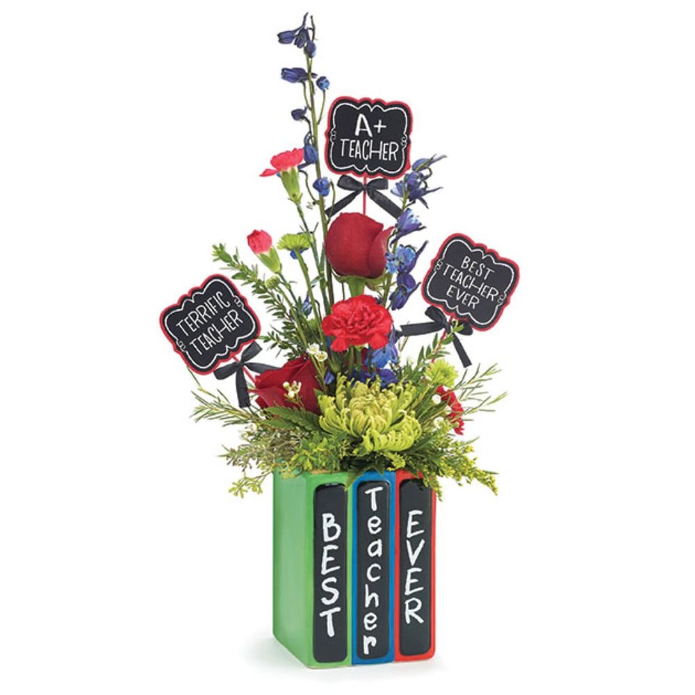 Best Teacher Ever Ceramic Vase Kit
